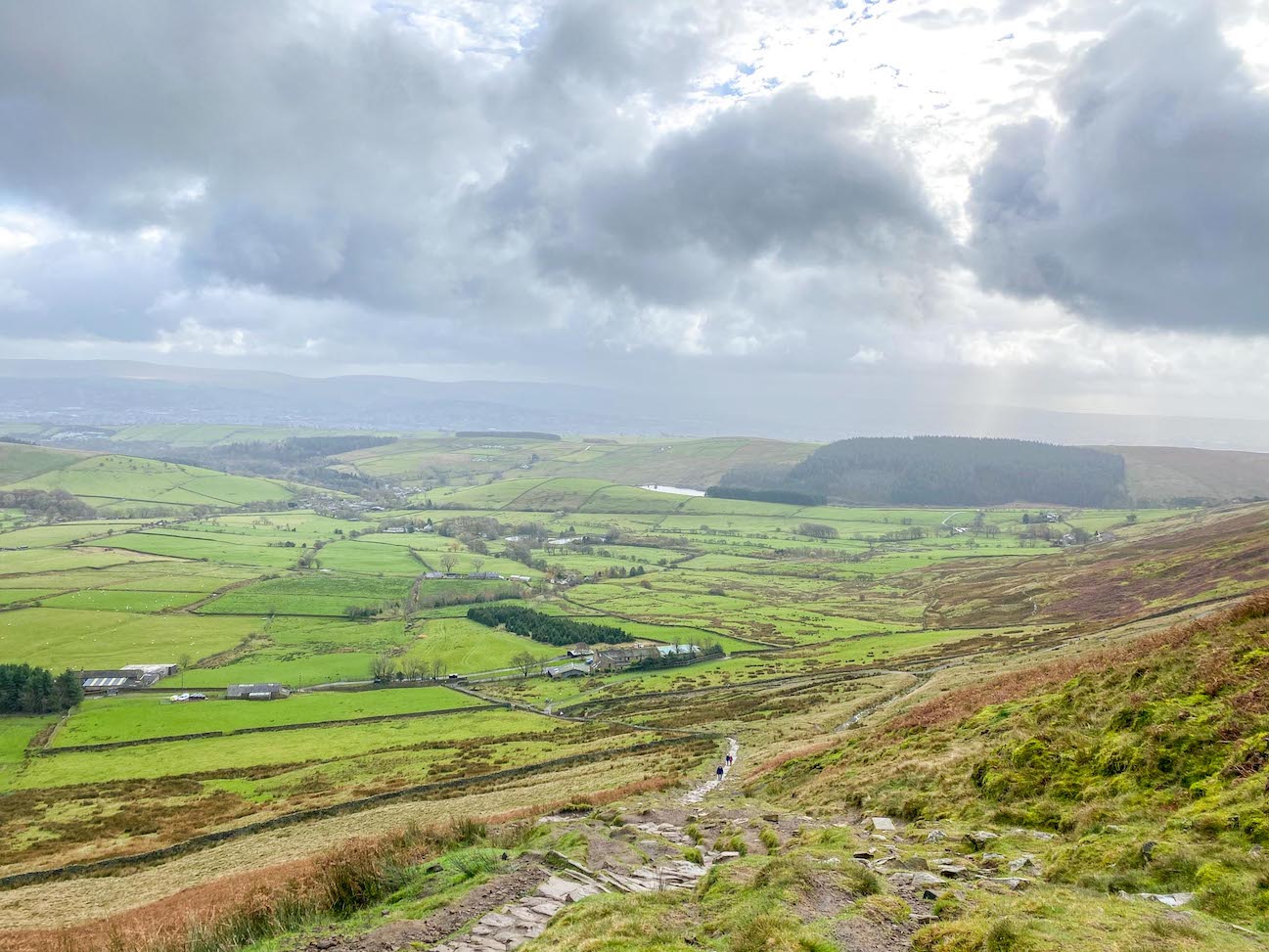 Pendle Hill Walk, Pendle Hill view - Pendle Hill Walk, Pendle Hill view