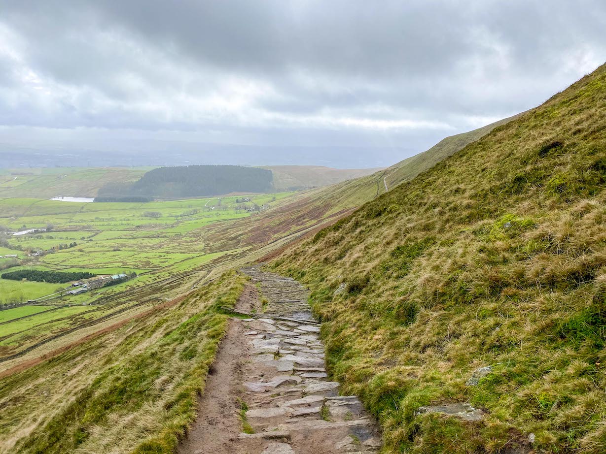 Pendle Hill Walk, Pendle Hill steps - Pendle Hill Walk, Pendle Hill steps