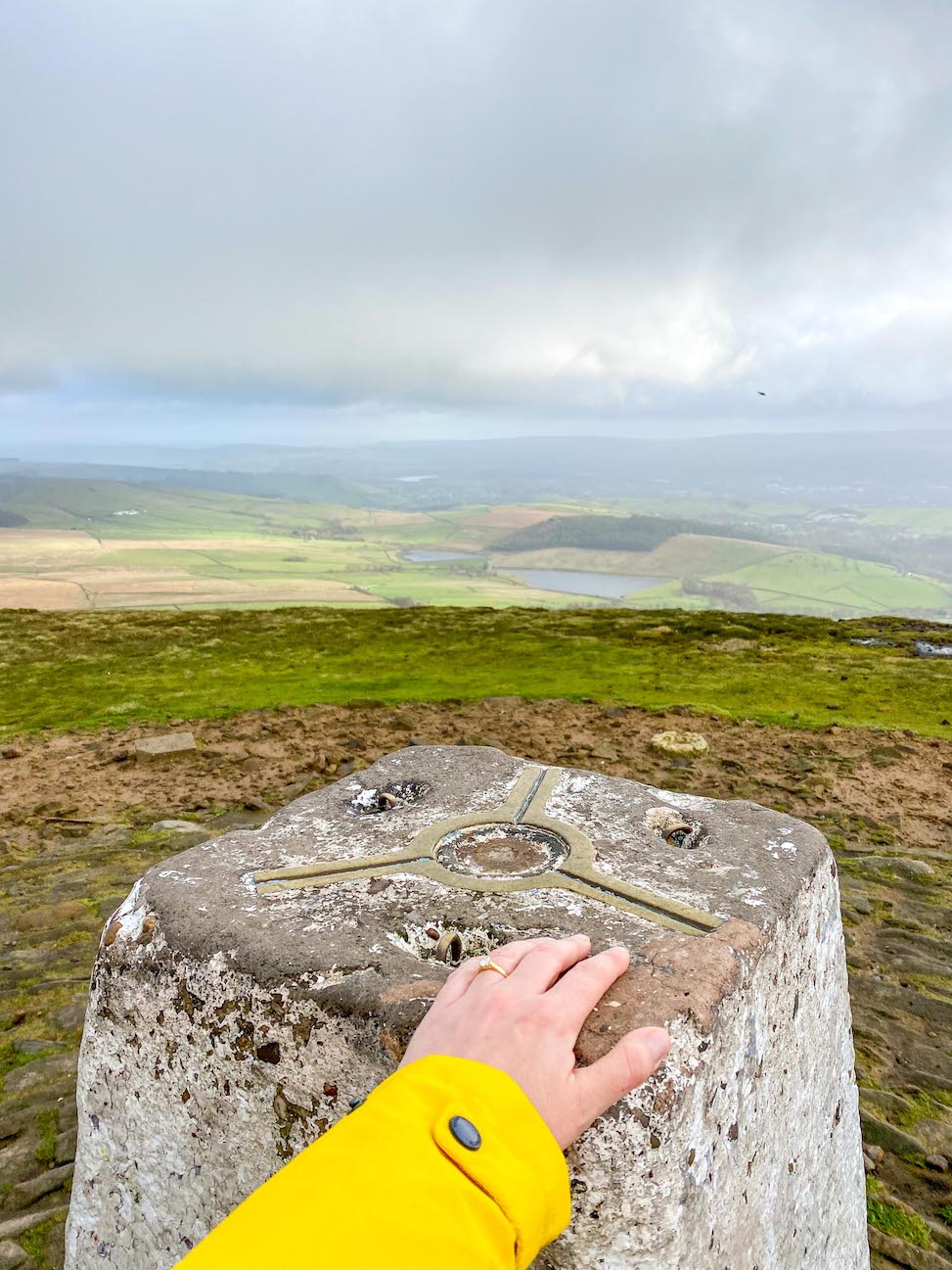 Pendle Hill Walk, Top of Pendle Hill - Pendle Hill Walk, Top of Pendle Hill