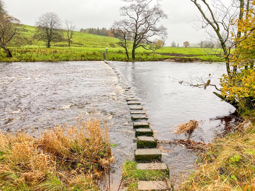 Ribble Valley Walks, Whitewell Stepping Stones - Ribble Valley Walks, Whitewell Stepping Stones