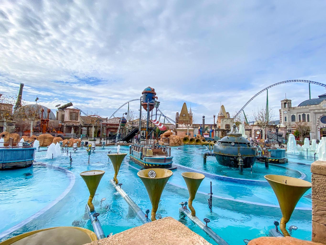 winter in Antalya, the land of legends theme park in December - winter in Antalya, the land of legends theme park in December