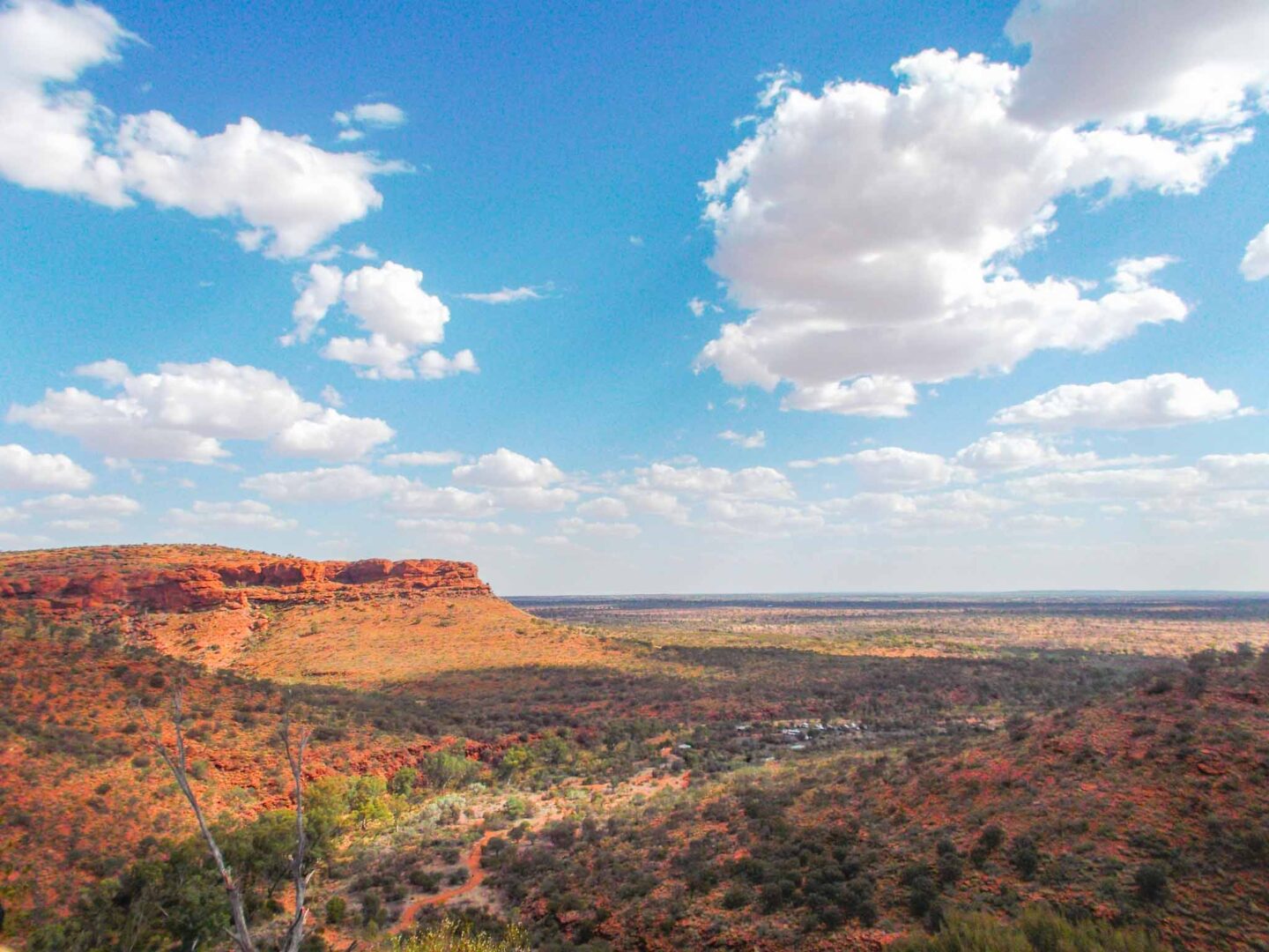the red centre, view over Kings Canyon - the red centre, view over Kings Canyon