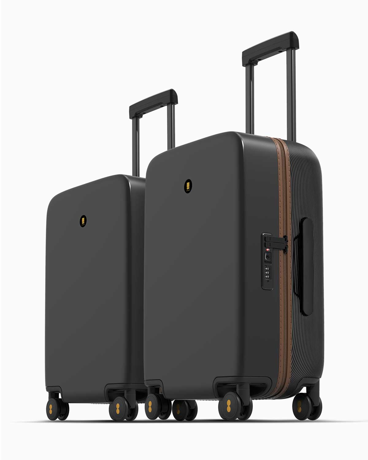 LEVEL8 luggage review, vintage set in black - LEVEL8 luggage review, vintage set in black