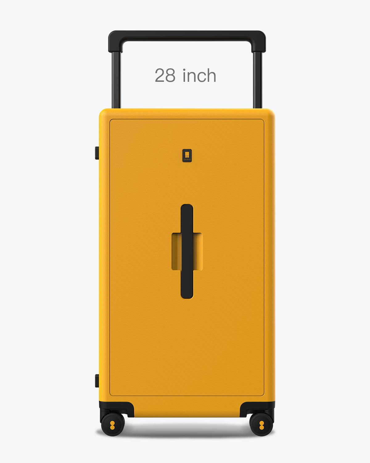 LEVEL8 luggage review, large voyageur case in Yellow - LEVEL8 luggage review, large voyageur case in Yellow