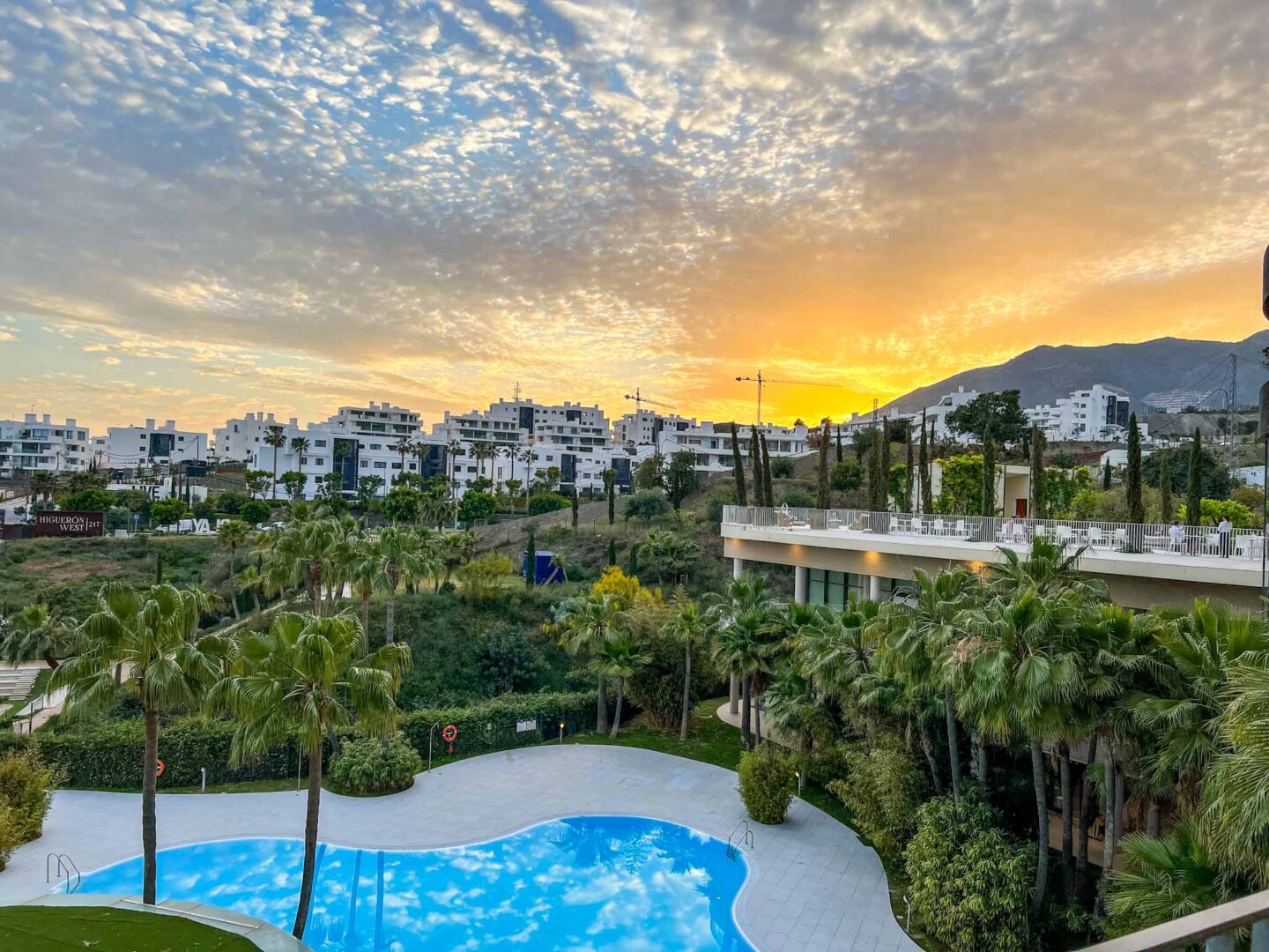 Higuerón Hotel Malaga, sunset - Higuerón Hotel Malaga, sunset
