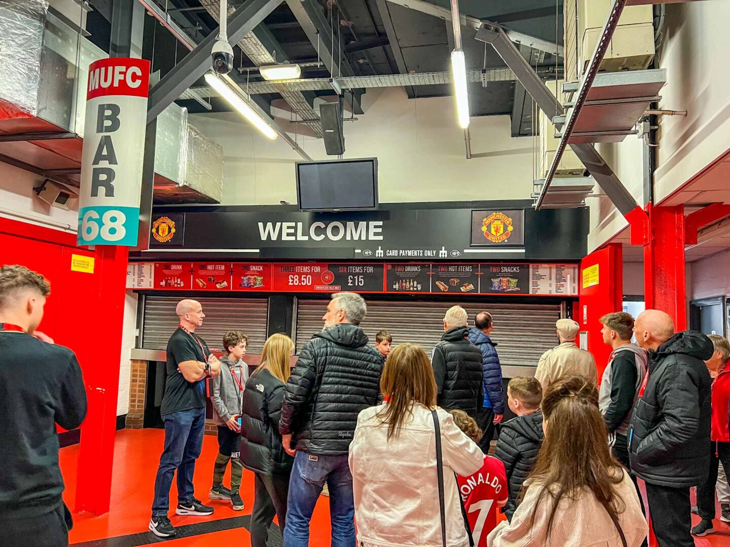 Manchester United Stadium Tour, walking inside stadium - Manchester United Stadium Tour, walking inside stadium