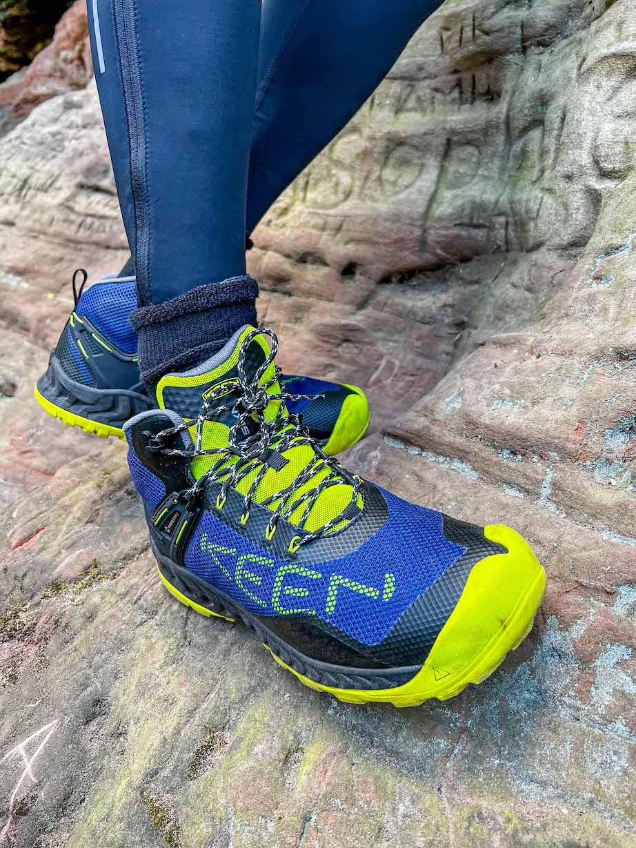 KEEN NIXIS EVO review, mens blue and yellow boots - KEEN NIXIS EVO review, mens blue and yellow boots