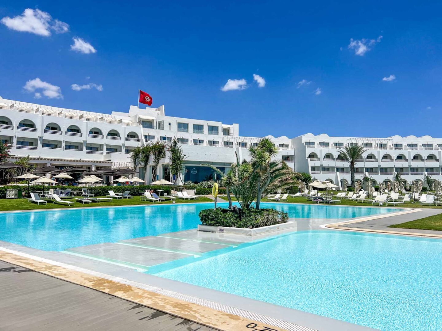 Tunisia itinerary, 3 days in Tunisia, Le Sultan pool in Hammamet - Tunisia itinerary, 3 days in Tunisia, Le Sultan pool in Hammamet