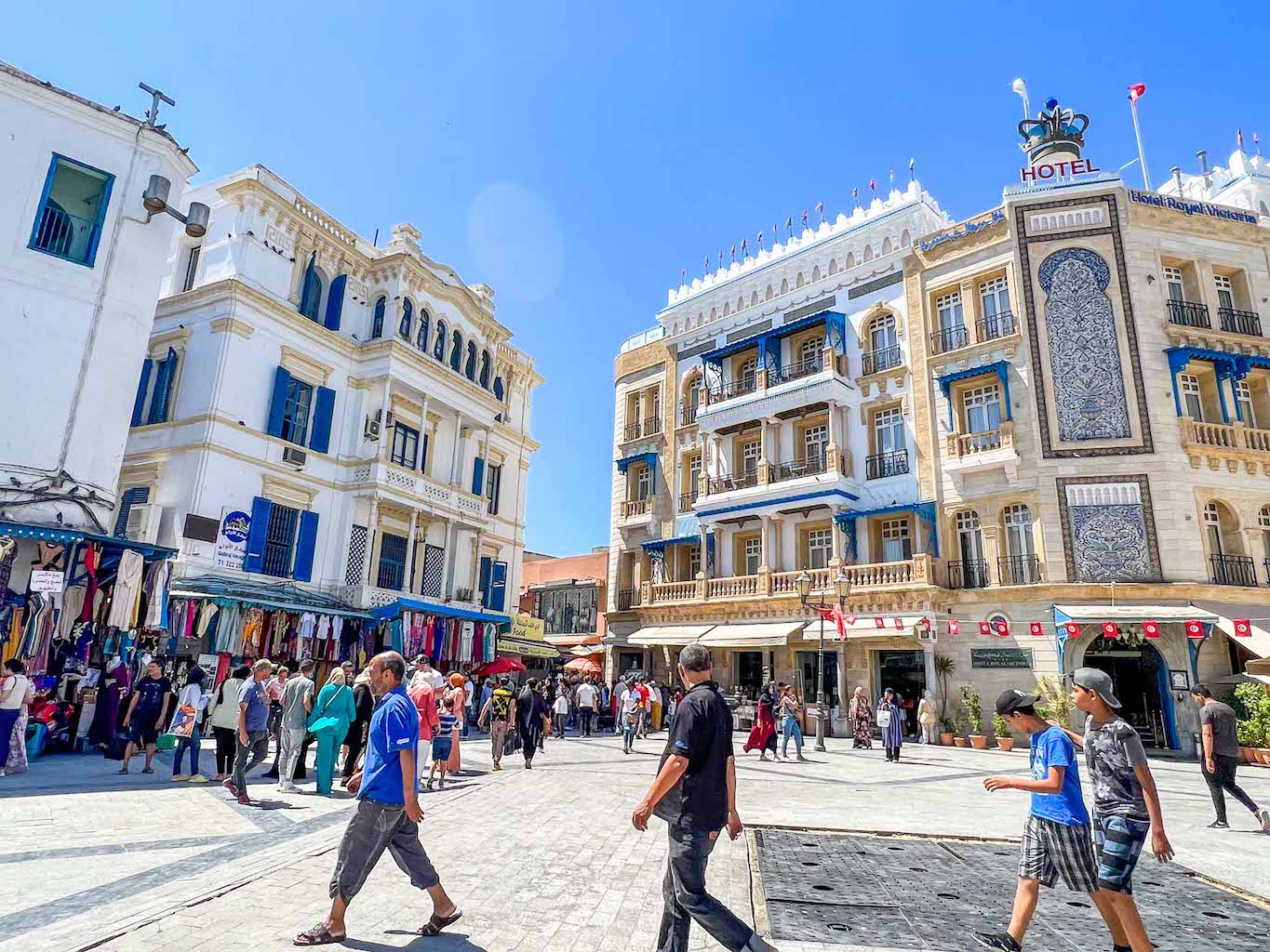 Tunisia itinerary, 3 days in Tunisia, Victory Square Bab el Bhar - Tunisia itinerary, 3 days in Tunisia, Victory Square Bab el Bhar