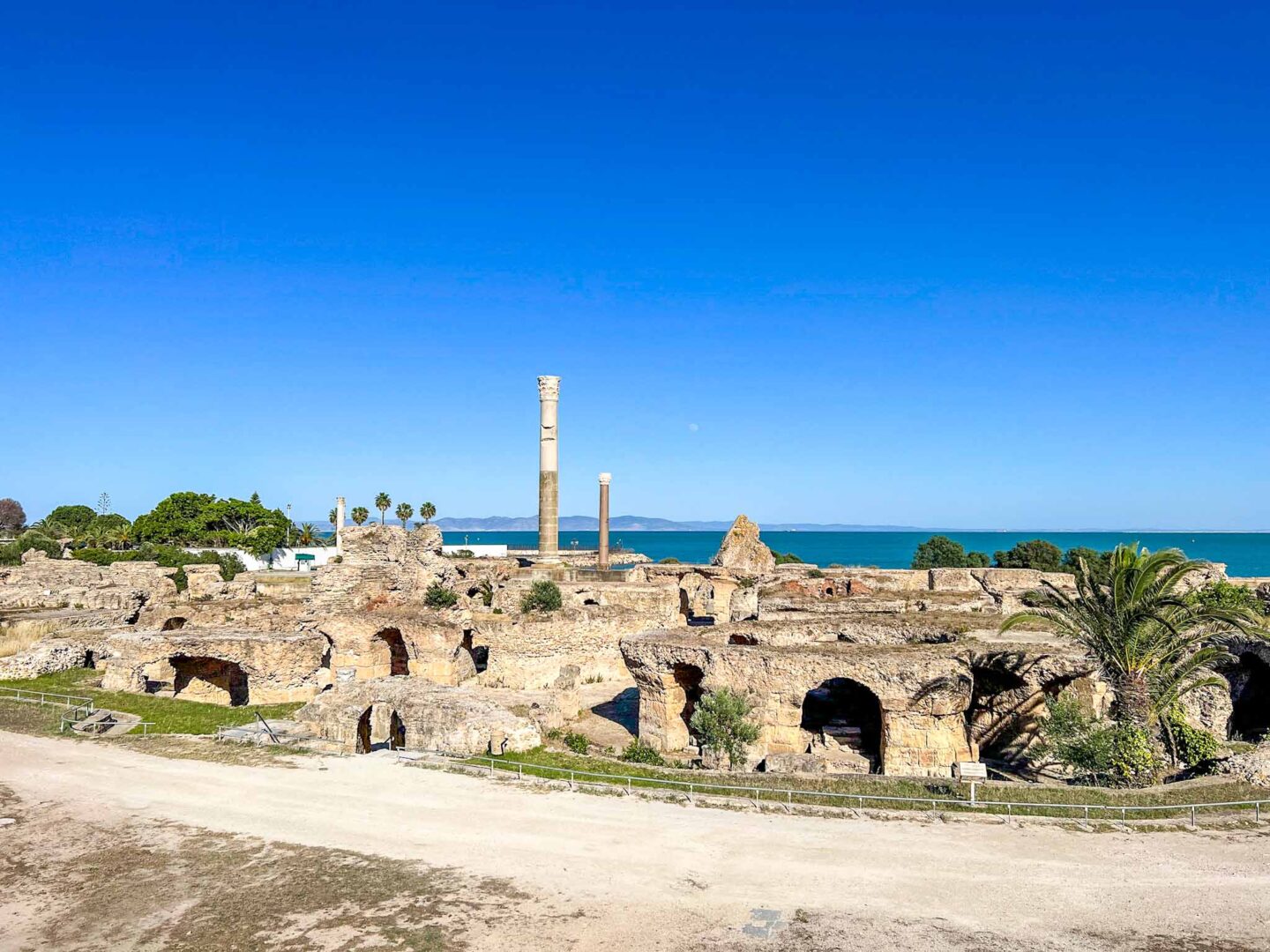 Tunisia itinerary, 3 days in Tunisia, the Antonine Baths Carthage - Tunisia itinerary, 3 days in Tunisia, the Antonine Baths Carthage