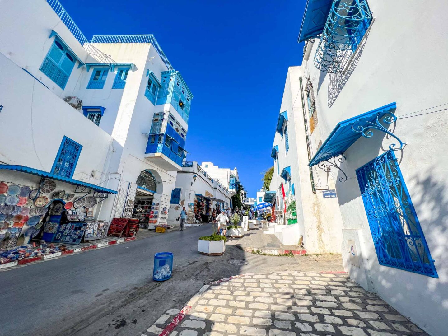 Tunisia itinerary, 3 days in Tunisia, Sidi Bou Said streets - Tunisia itinerary, 3 days in Tunisia, Sidi Bou Said streets