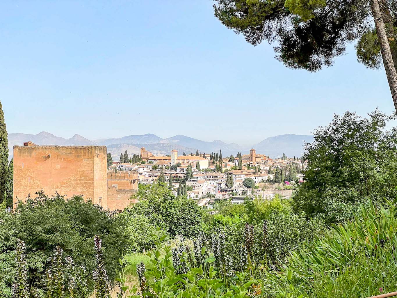 Granada itinerary, One day in Granda, view of Granada from Alhambra - Granada itinerary, One day in Granda, view of Granada from Alhambra