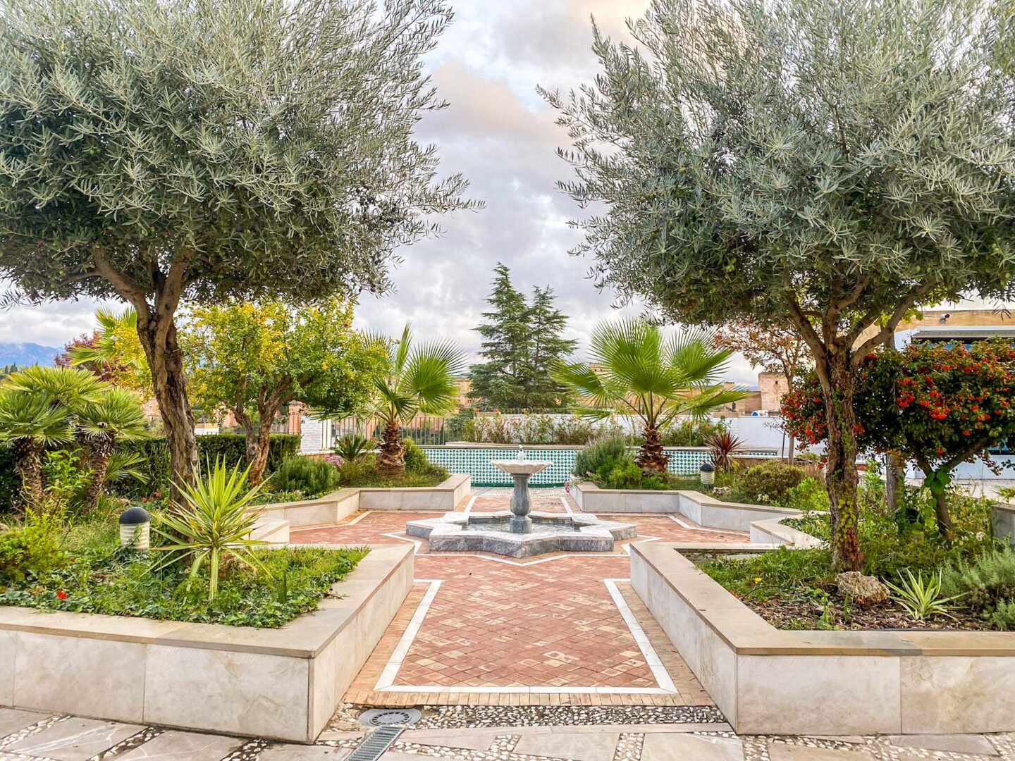 Granada itinerary, One day in Granda, Granada Mosque gardens in Autumn - Granada itinerary, One day in Granda, Granada Mosque gardens in Autumn
