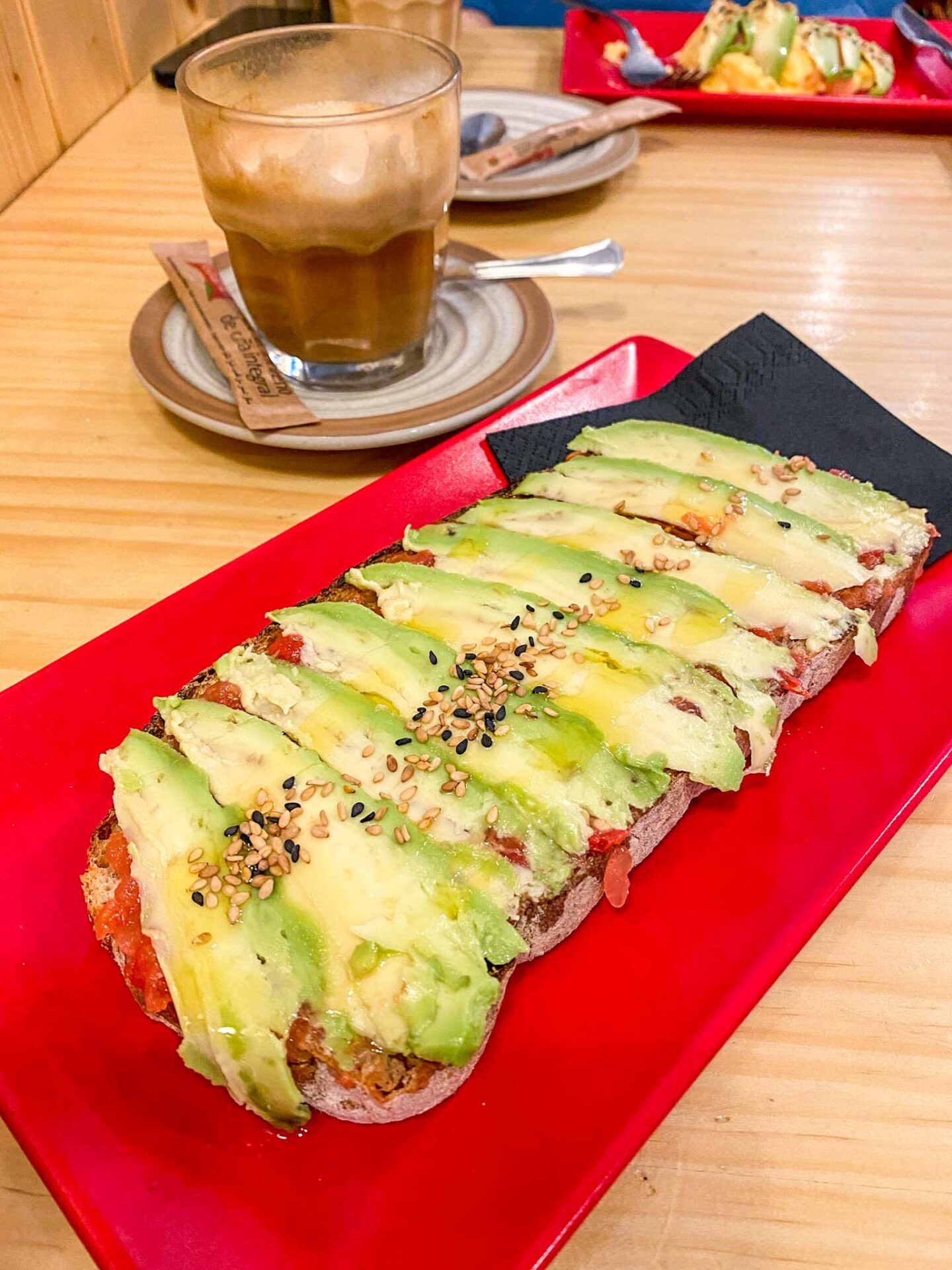 Granada itinerary, One day in Granda, avocado on toast and coffee from Minuit Pan y Cafe Granada - Granada itinerary, One day in Granda, avocado on toast and coffee from Minuit Pan y Cafe Granada