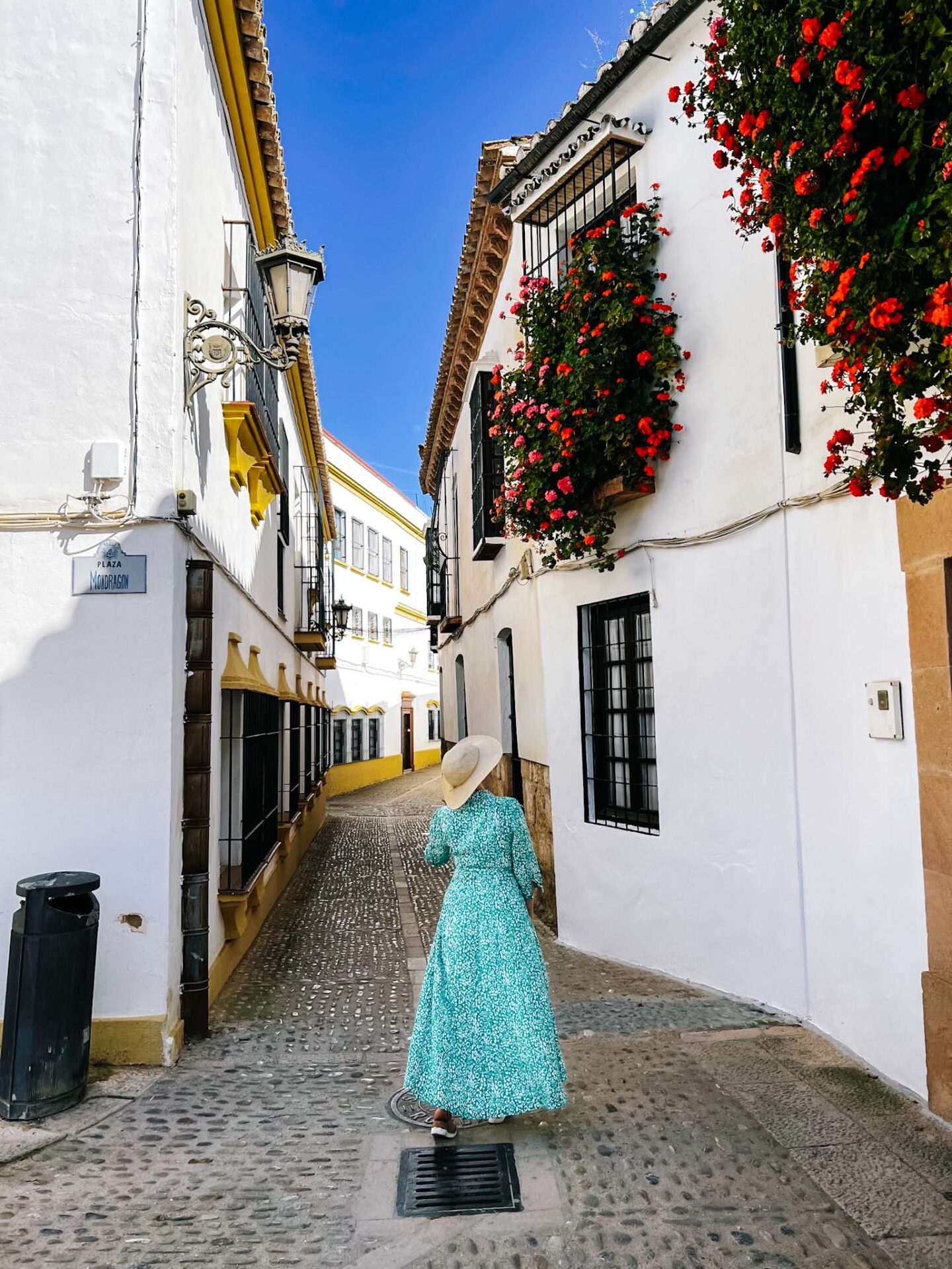 Southern Spain itinerary, Ellie in Ronda Old Town - Southern Spain itinerary, Ellie in Ronda Old Town