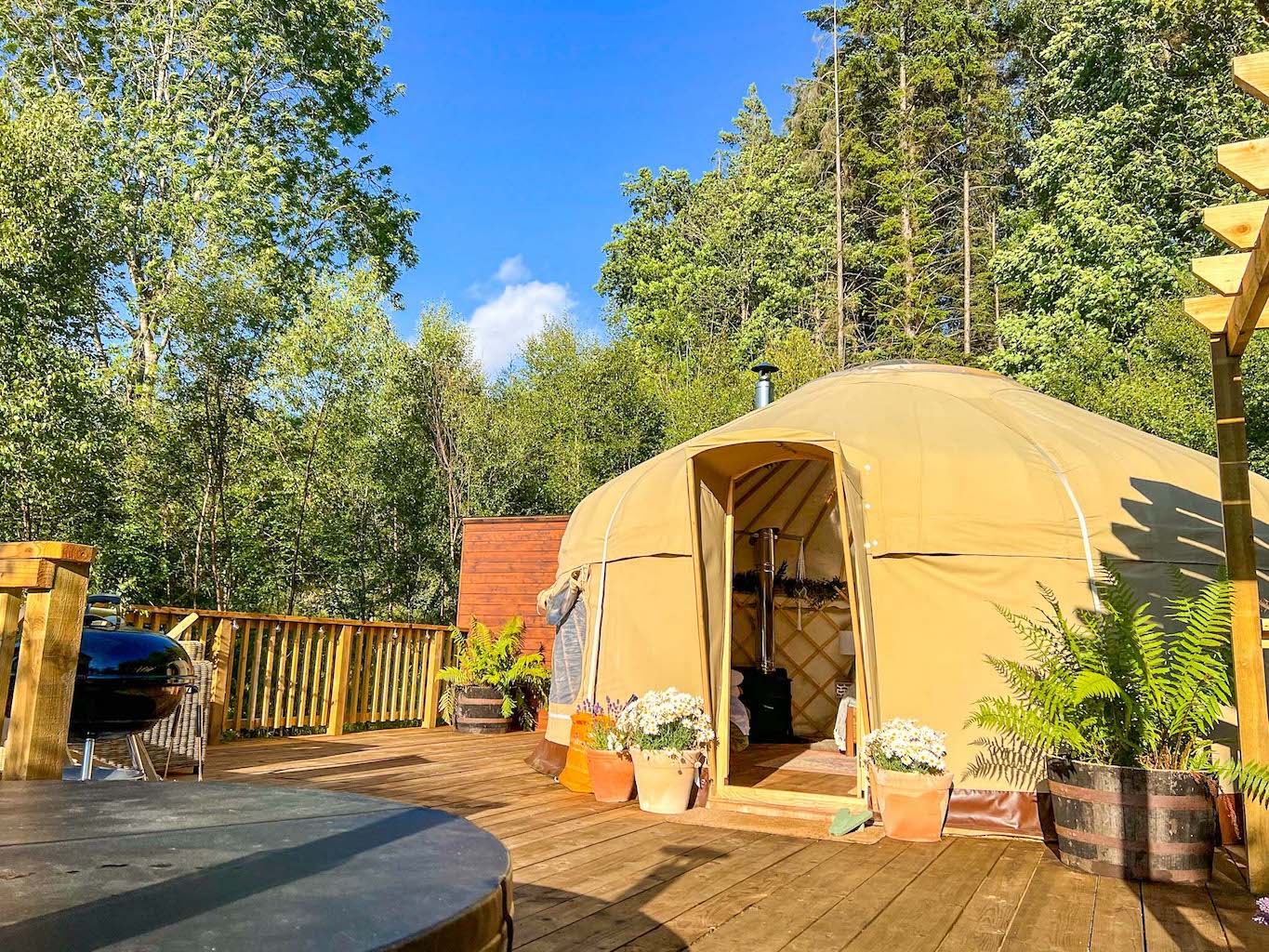 Glamping in Yorkshire, Yurtshire
