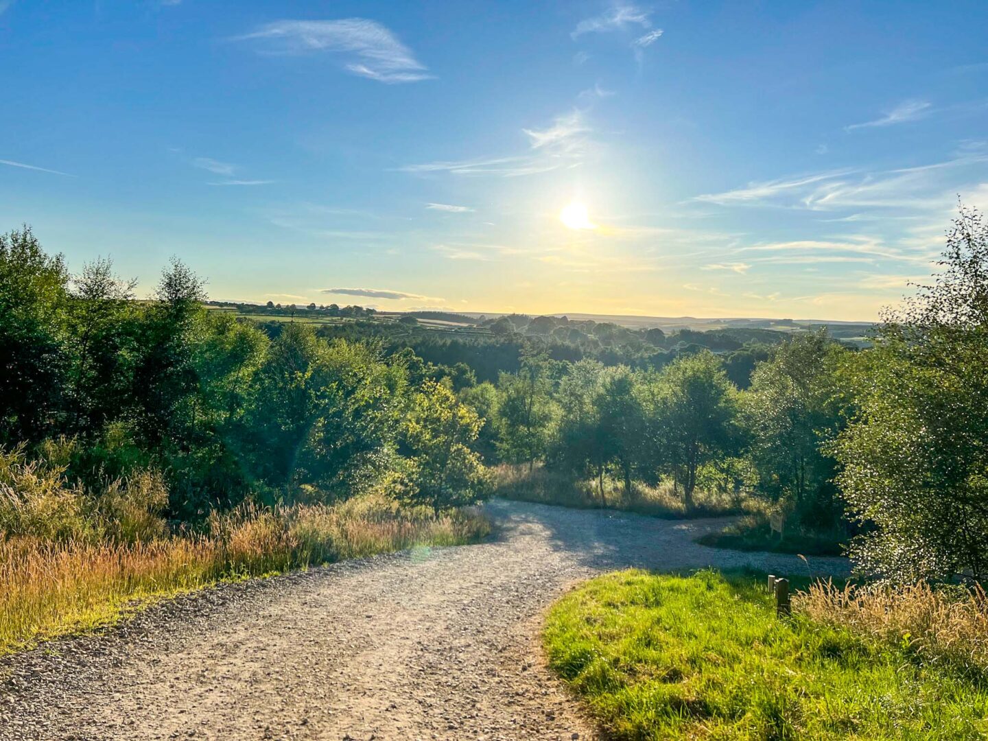 Glamping in Yorkshire, Yurtshire path and view - Glamping in Yorkshire, Yurtshire path and view