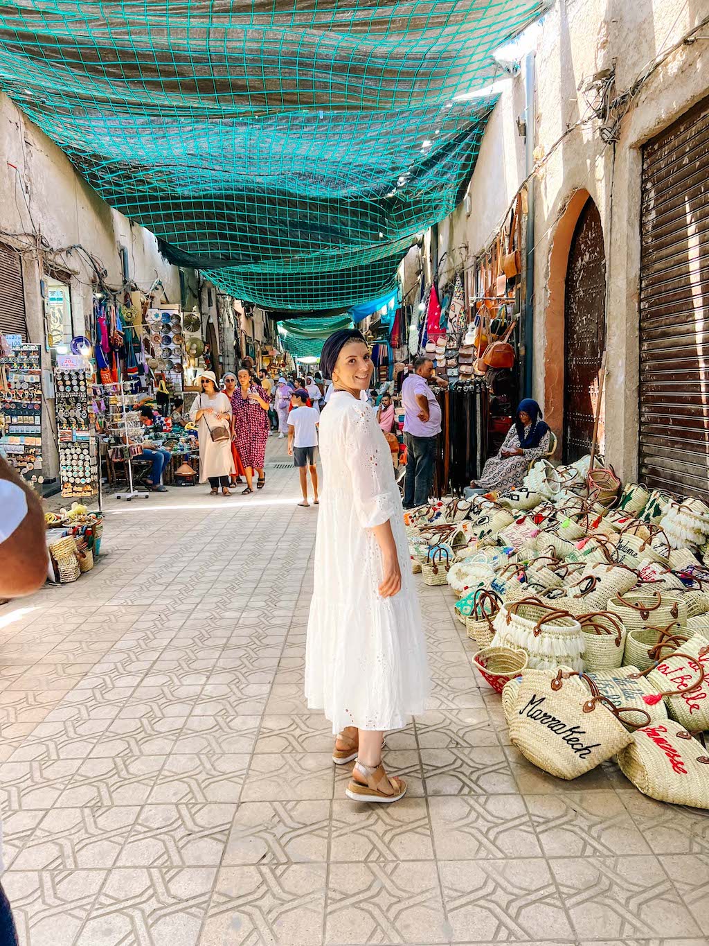 Ellie in Marrakech souk - Ellie in Marrakech souk