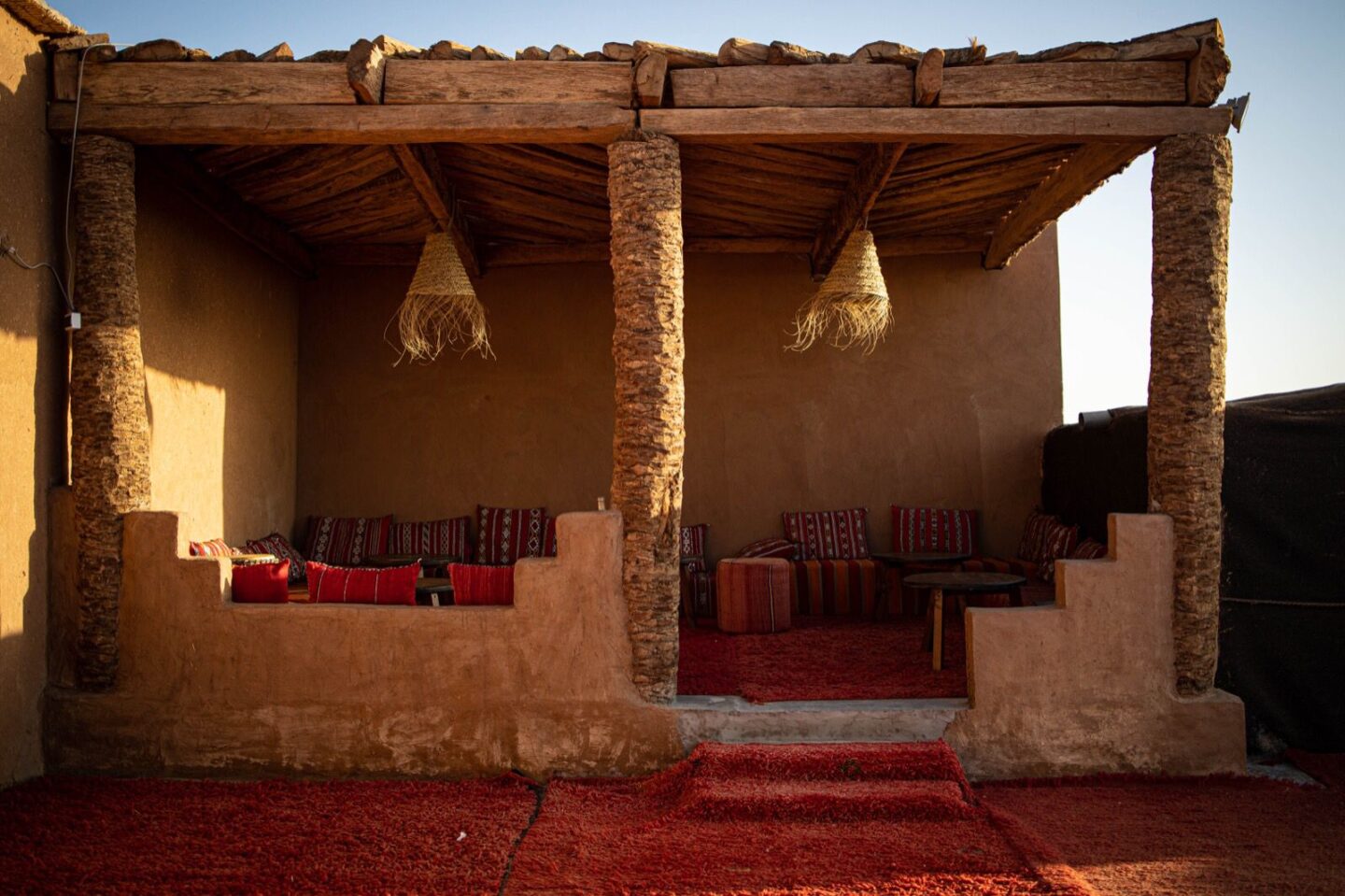 Women's Group Tour to Morocco with Ellie Quinn - camp bedroom entrance, Women's Group Tour to Morocco with Ellie Quinn