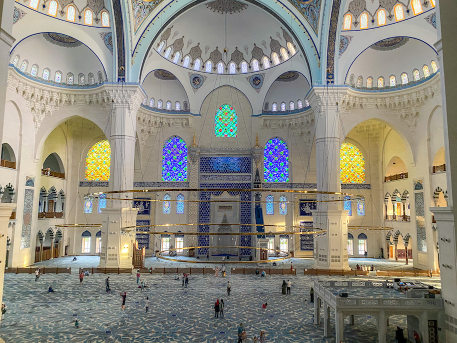 Camlica Mosque from inside, Things to do in Istanbul - Camlica Mosque from inside, Things to do in Istanbul