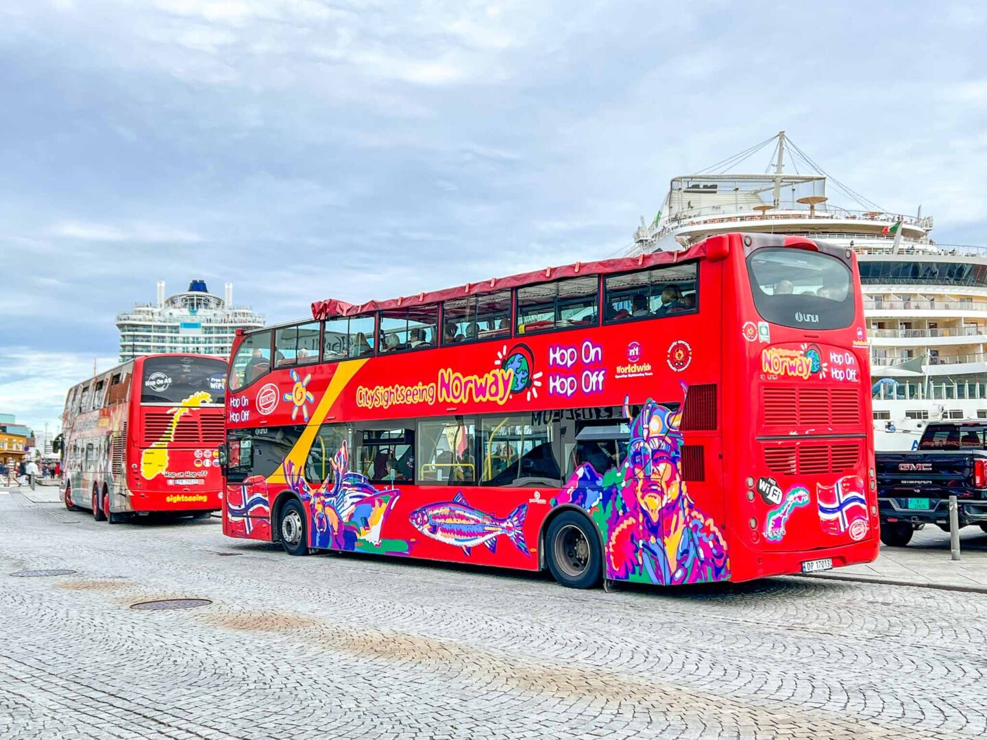 things to do in Stavanger, Stavanger hop on hop off bus from outside - things to do in Stavanger, Stavanger hop on hop off bus from outside