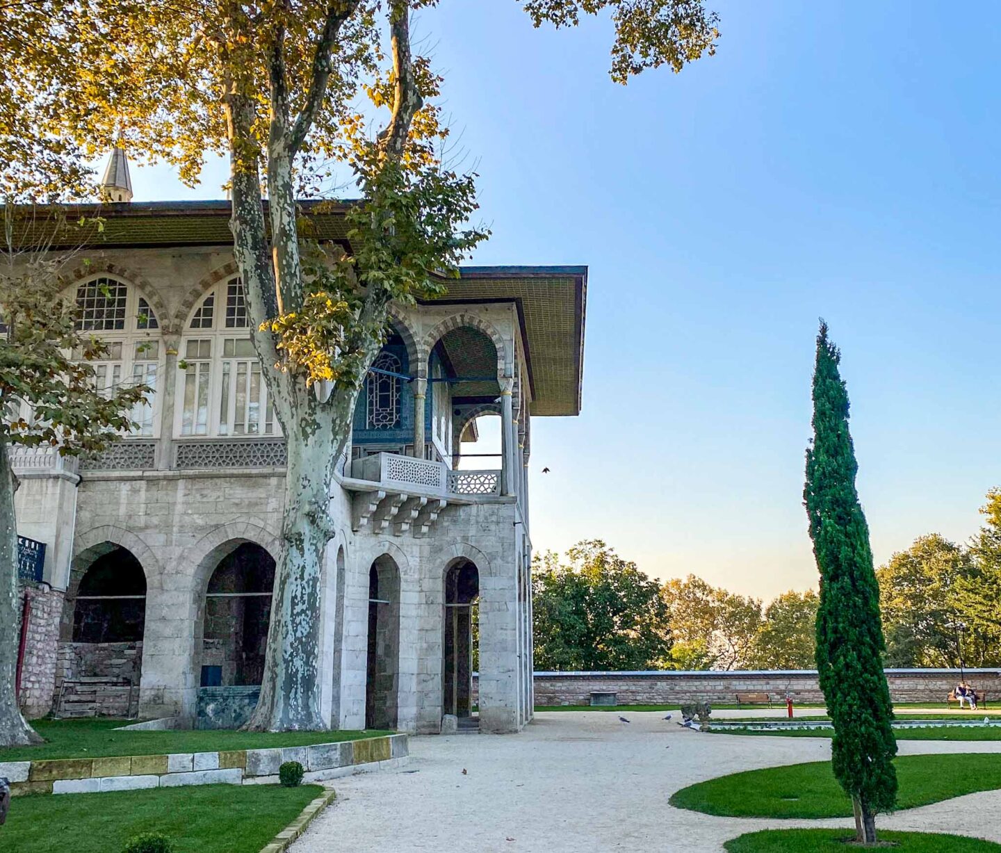 outside Topkapi Palace in Gardens, things to do in Istanbul - outside Topkapi Palace in Gardens, things to do in Istanbul