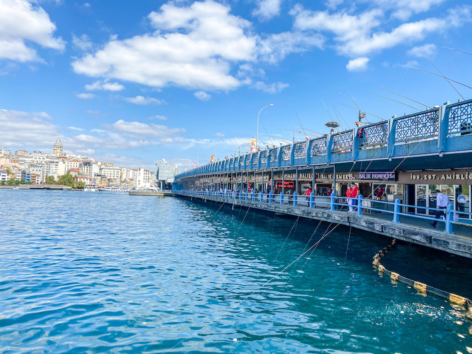 Galata Bridge view from side, Things to do in Istanbul - Galata Bridge view from side, Things to do in Istanbul