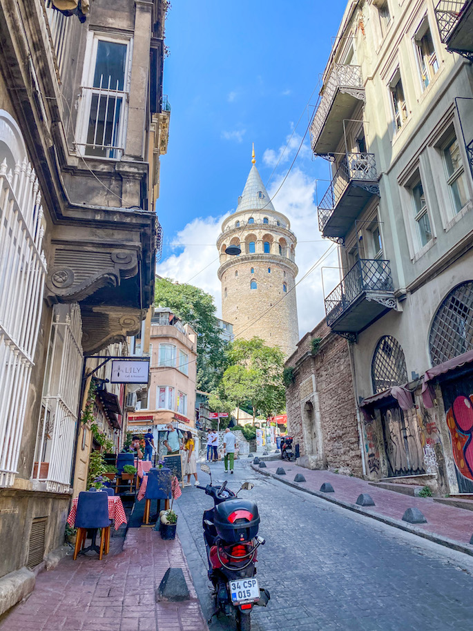 Galata Tower from street, Things to do in Istanbul - Galata Tower from street, Things to do in Istanbul