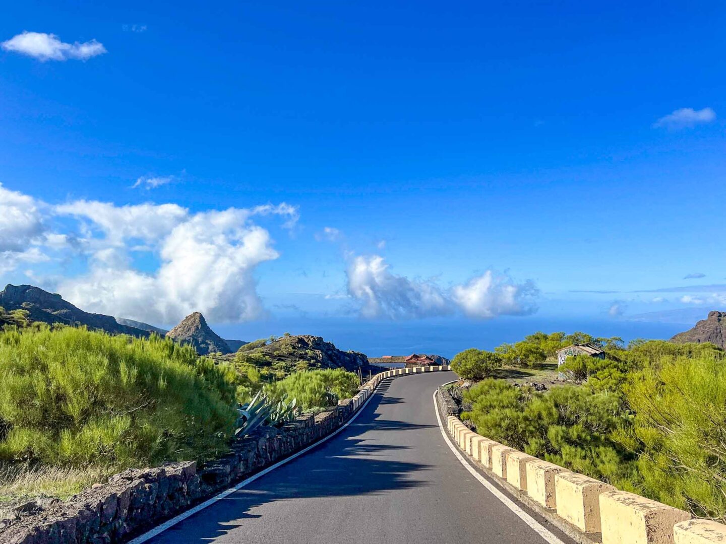 Tenerife road trip, road through Masca Valley in Tenerife - Tenerife road trip, road through Masca Valley in Tenerife