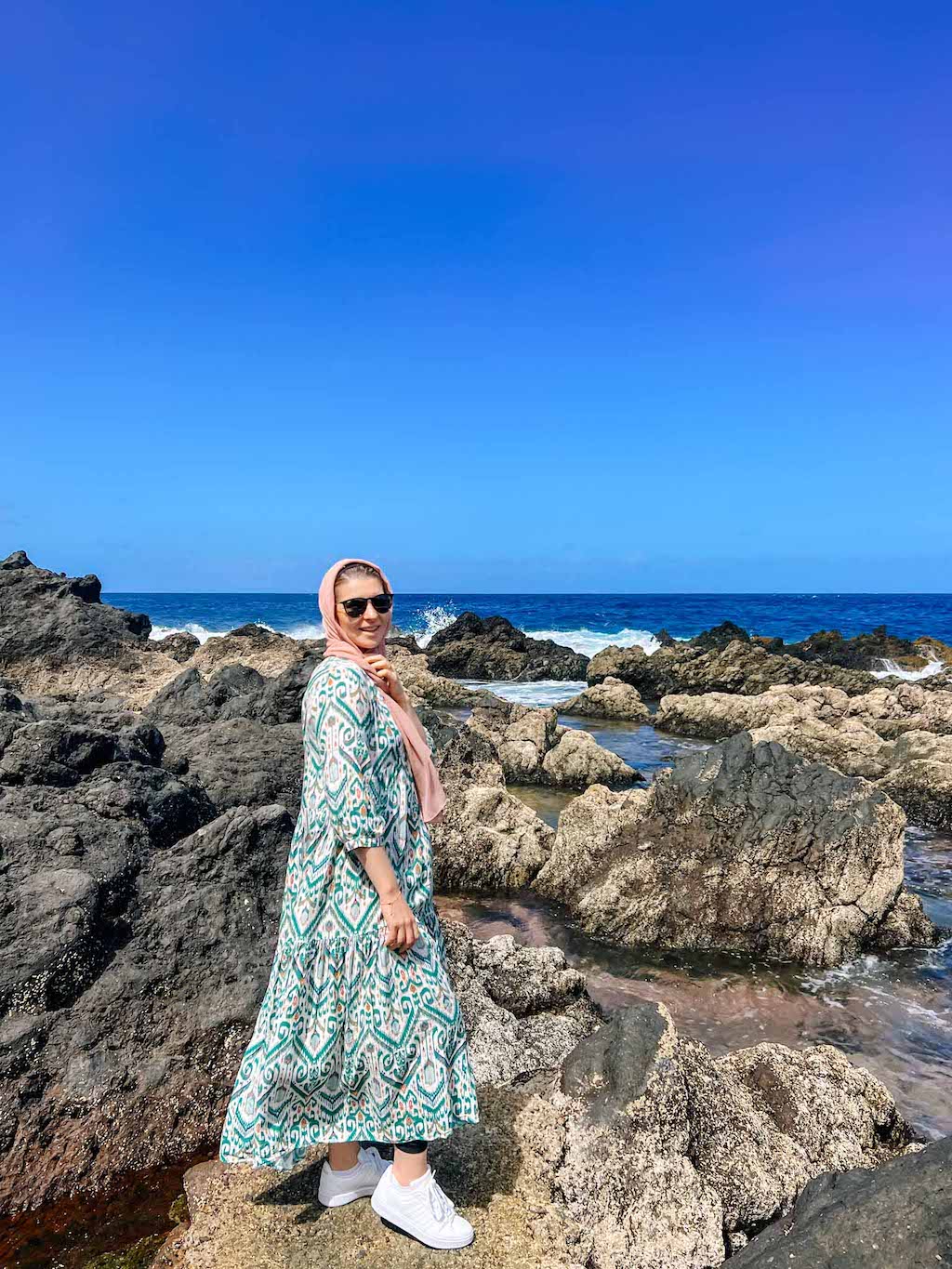 Tenerife road trip, Ellie by ocean in Tenerife - Tenerife road trip, Ellie by ocean in Tenerife