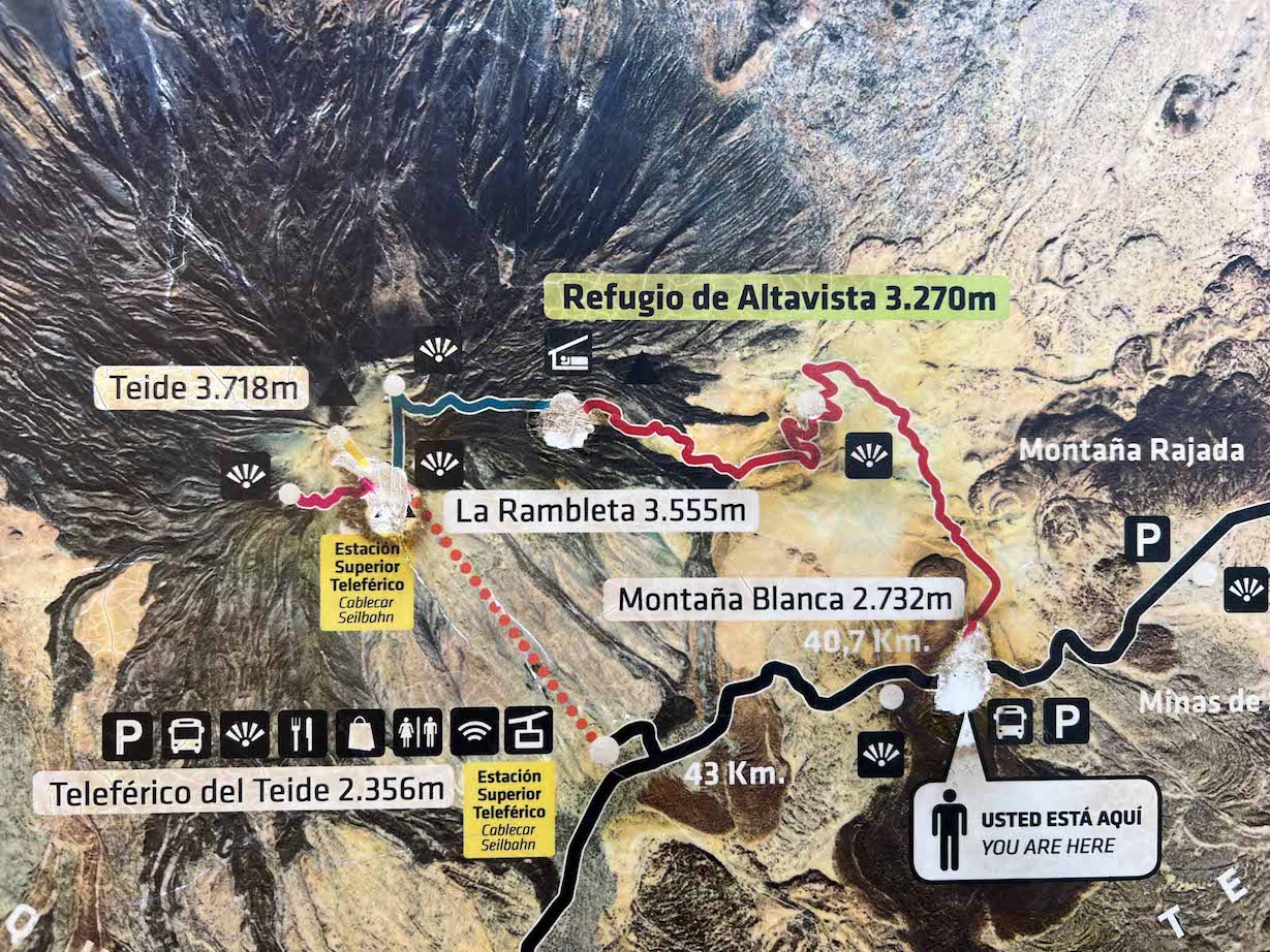 Hiking Mount Teide, Mount Teide walking routes - Hiking Mount Teide, Mount Teide walking routes