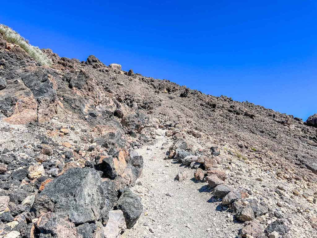 hiking mount teide, Mount Teide gravel path - hiking mount teide, Mount Teide gravel path