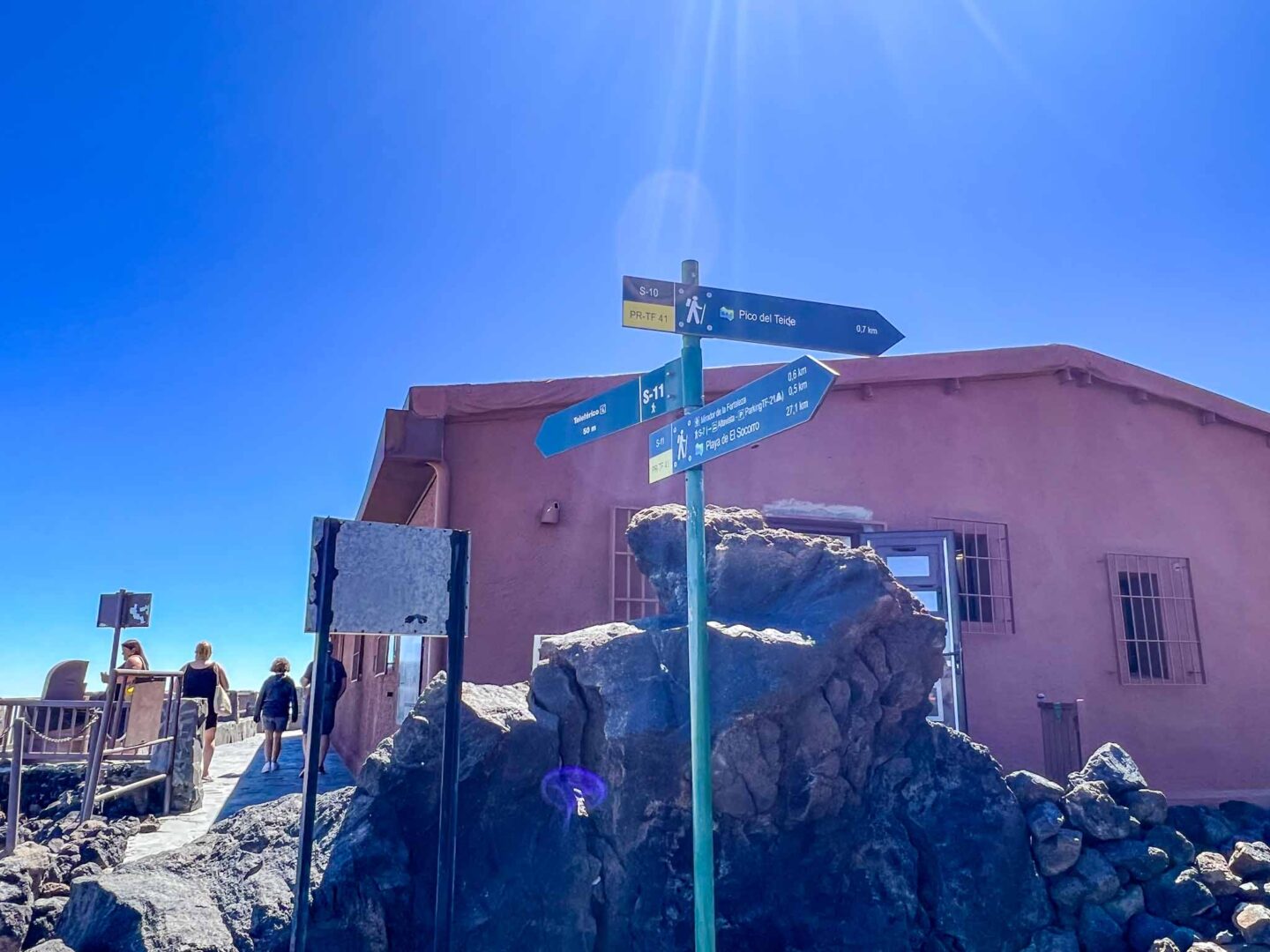 Hiking Mount Teide, Mount Teide cable car top station - Hiking Mount Teide, Mount Teide cable car top station