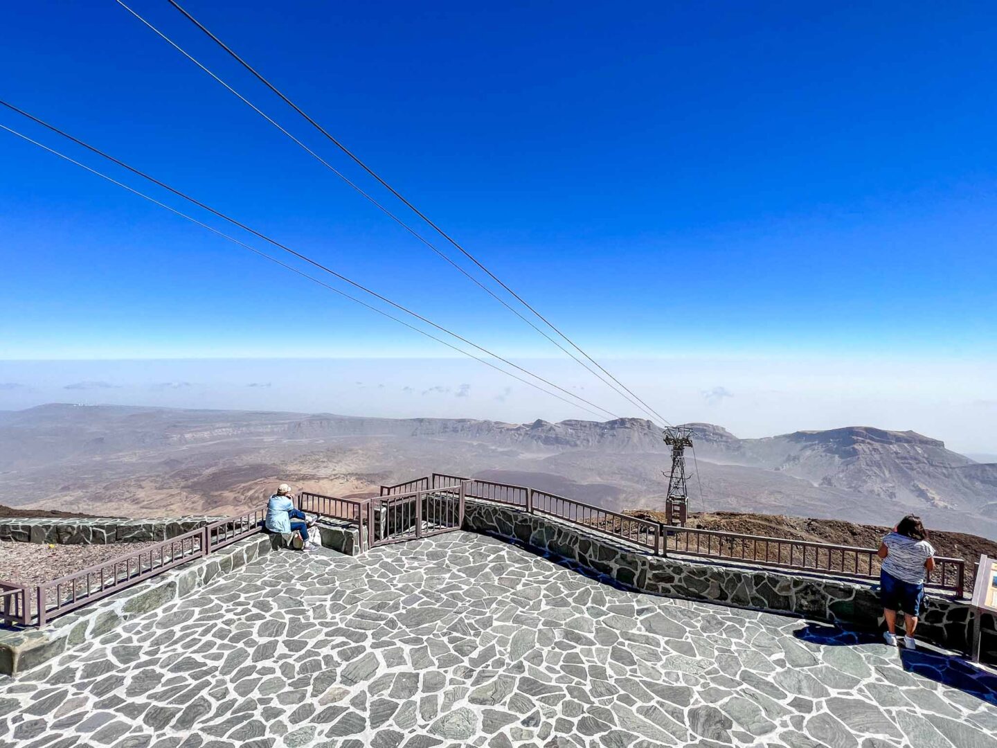 Tenerife road trip, Mount Teide Cable Car viewing platform at the top - Tenerife road trip, Mount Teide Cable Car viewing platform at the top