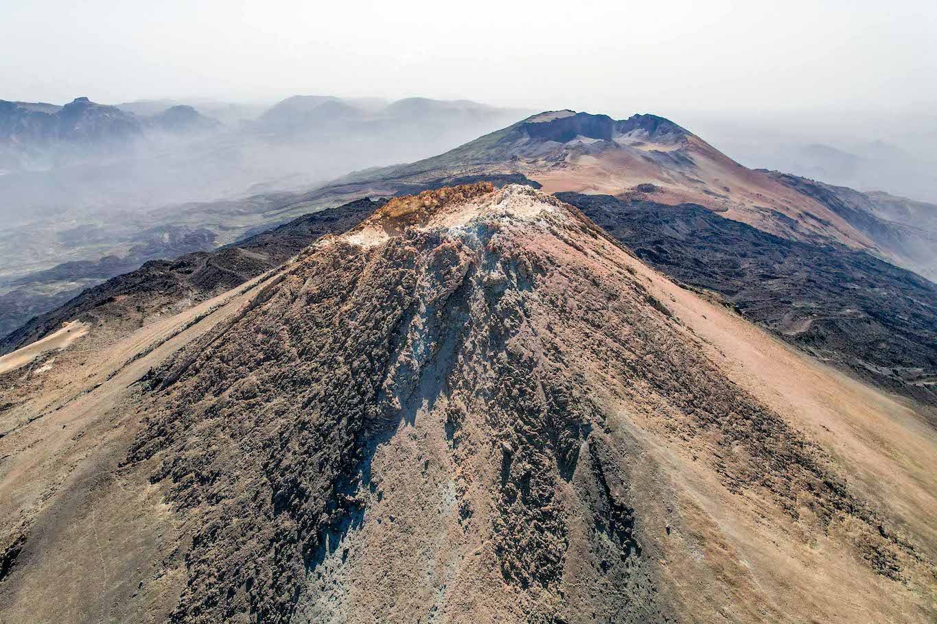 Tenerife road trip, top of Mount Teide from a drone - Tenerife road trip, top of Mount Teide from a drone