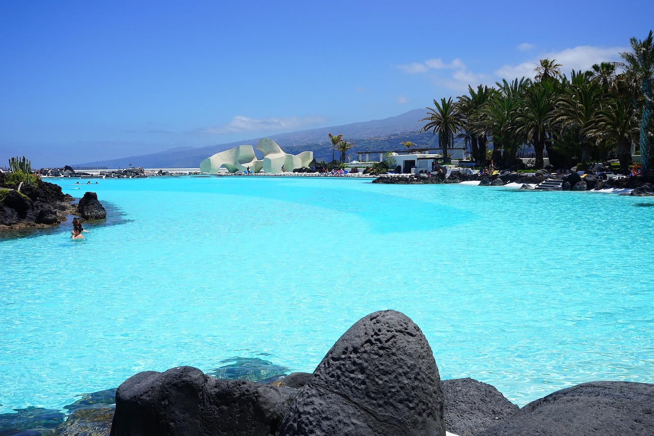 Tenerife road trip, Lago Martianez swimming pool in Puerto de la Cruz - Tenerife road trip, Lago Martianez swimming pool in Puerto de la Cruz