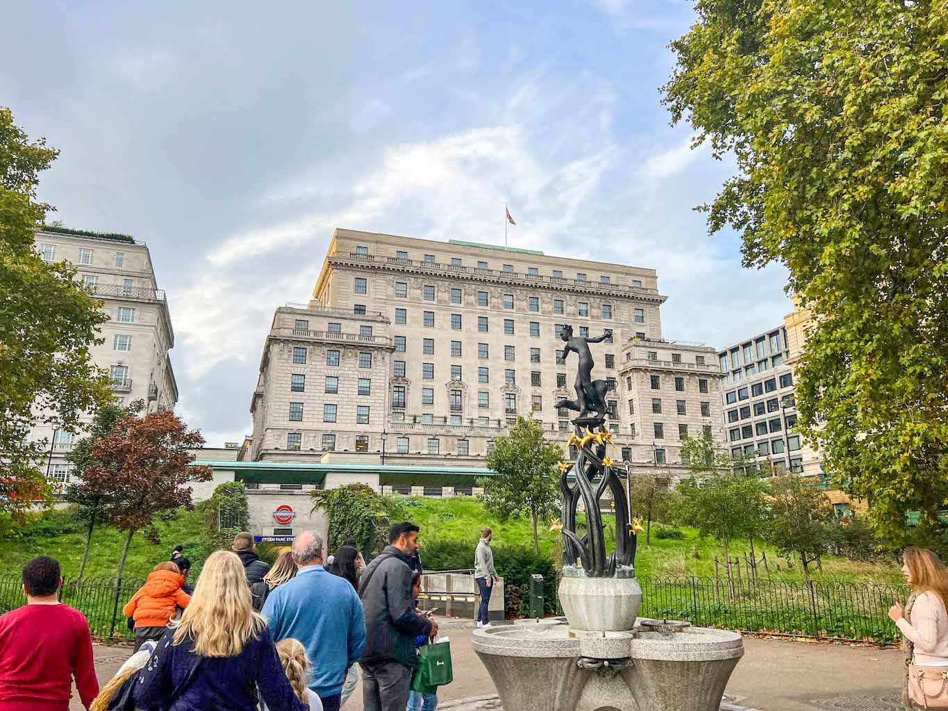 Green Park Station entrance, London with kids, London with kids itinerary, - The Wandering Quinn Travel Blog Green Park Station entrance, London with kids, London with kids itinerary,