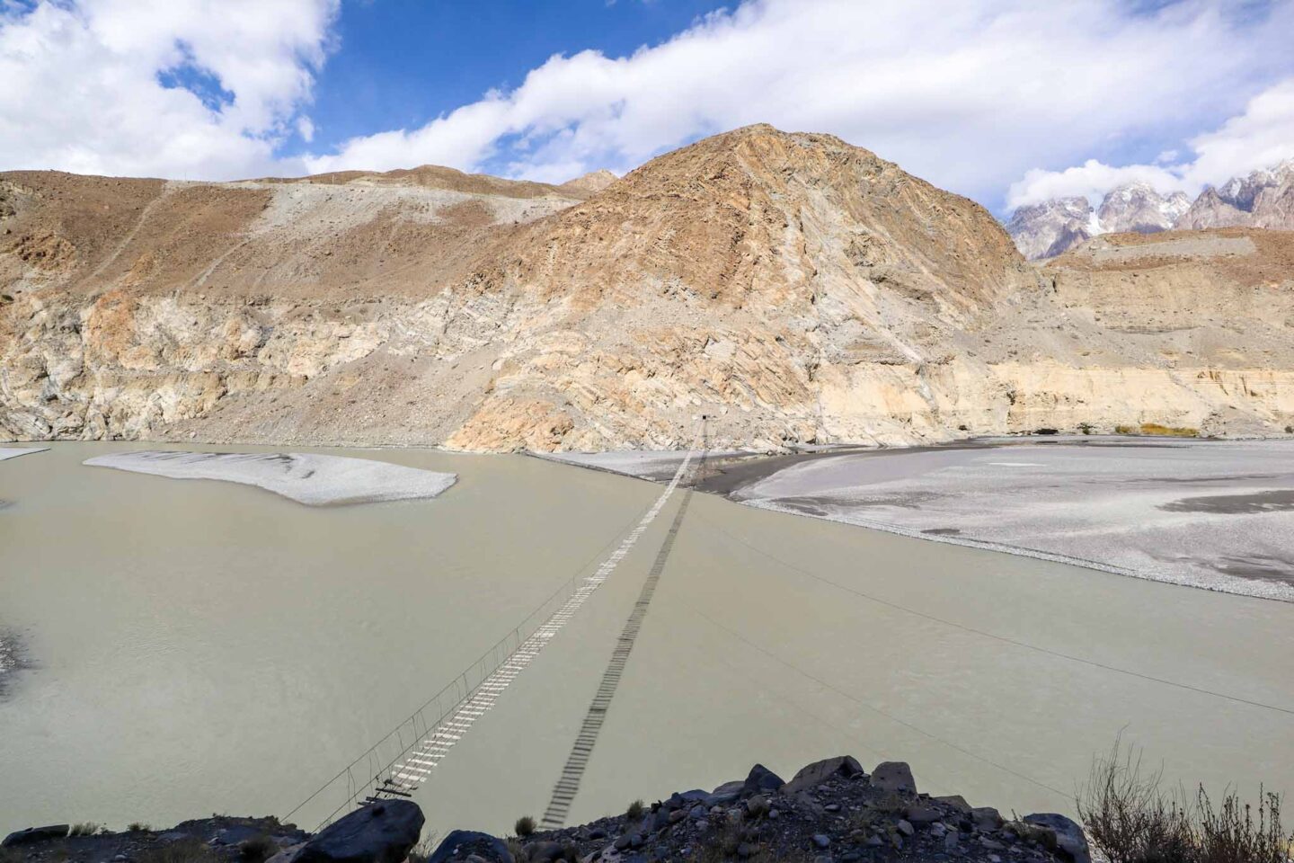 Passu hanging bridge, 2 week women's Pakistan group tour - Passu hanging bridge, 2 week women's Pakistan group tour