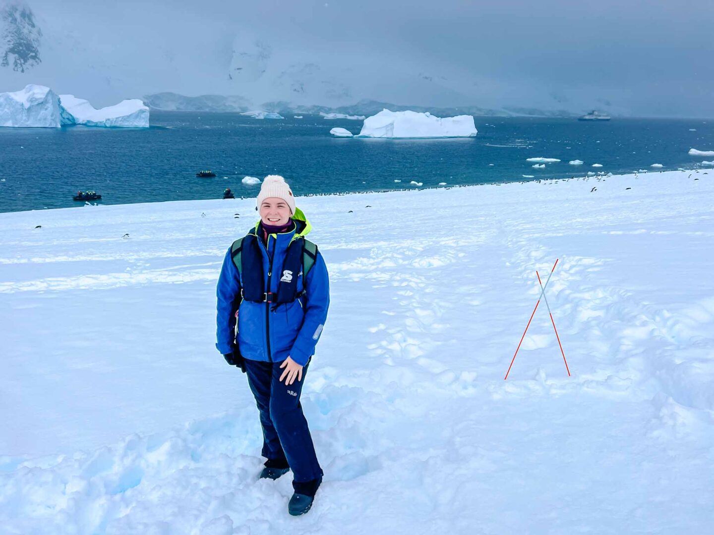 Ellie in full Antarctica gear, What to wear in Antarctica, What to pack for Antarctica, - Ellie in full Antarctica gear, What to wear in Antarctica, What to pack for Antarctica,