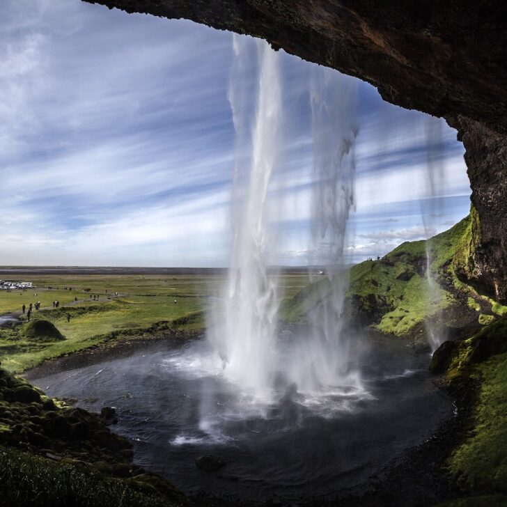 The Wandering Quinn Travel Blog seljalandsfoss waterfall, 1 week women's iceland tour