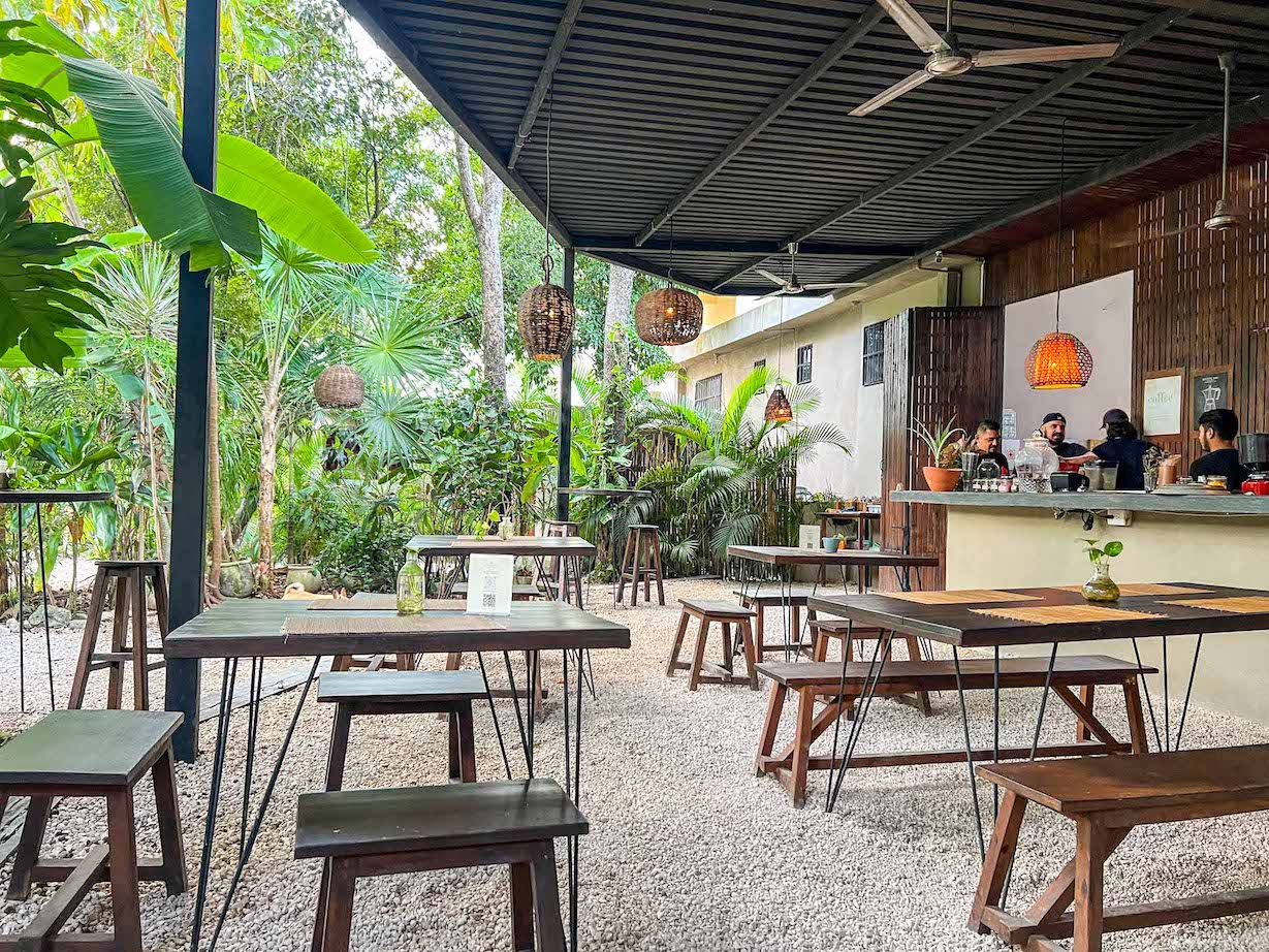 botanica garden cafe Tulum, Yucatan Road Trip, 1 week Mexico itinerary, - botanica garden cafe Tulum, Yucatan Road Trip, 1 week Mexico itinerary,