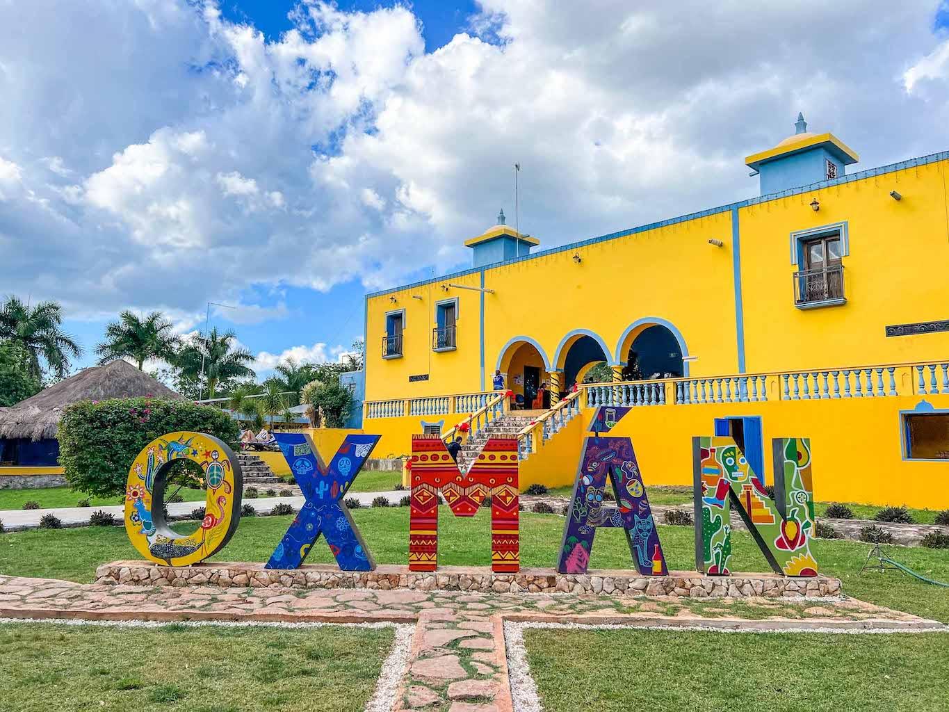 Cenote Oxman colourful sign, Yucatan Road Trip, 1 week Mexico itinerary, - Cenote Oxman colourful sign, Yucatan Road Trip, 1 week Mexico itinerary,