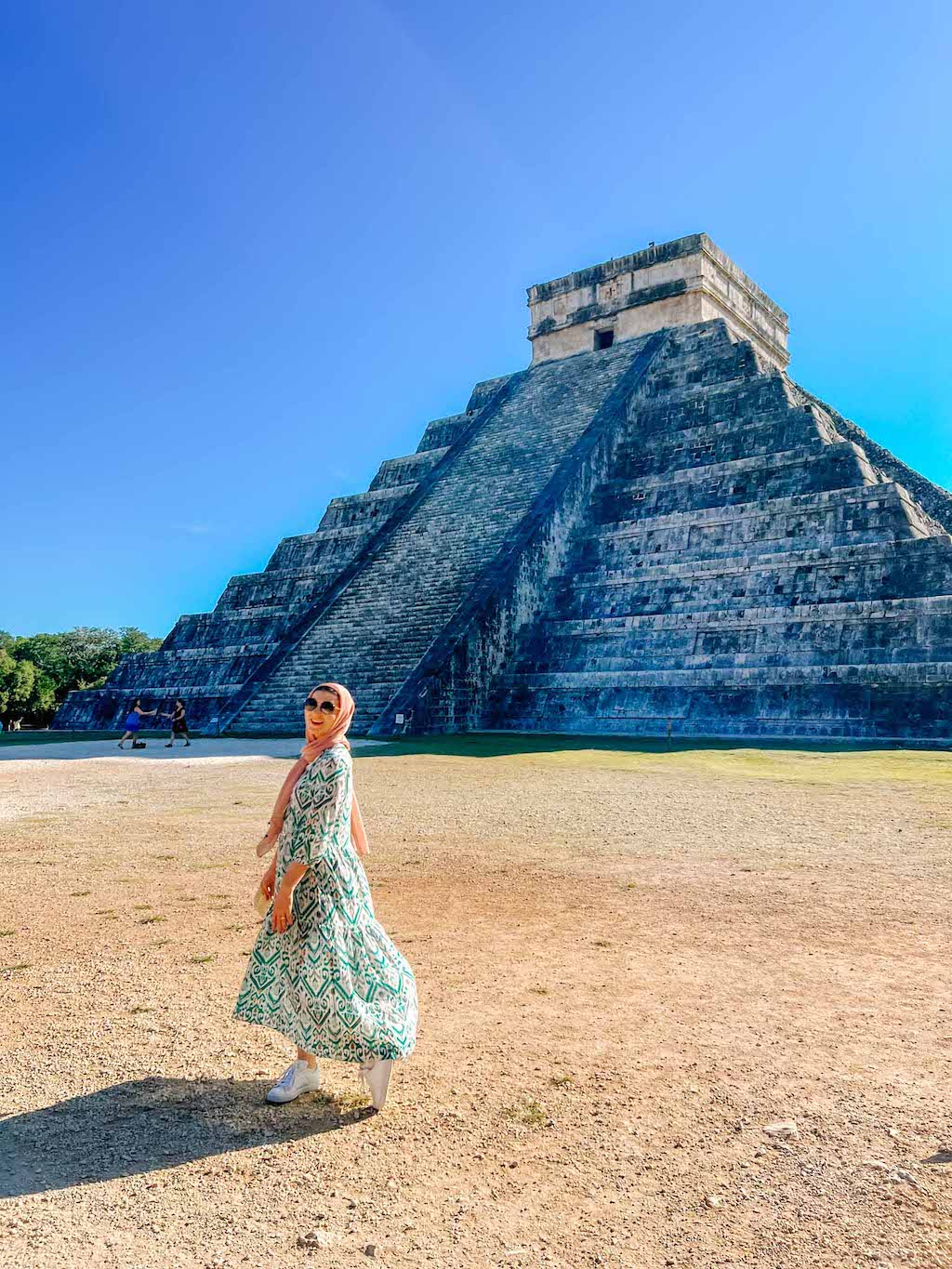 Ellie at Chichen Itza, Yucatan Road Trip, 1 week Mexico itinerary, - Ellie at Chichen Itza, Yucatan Road Trip, 1 week Mexico itinerary,