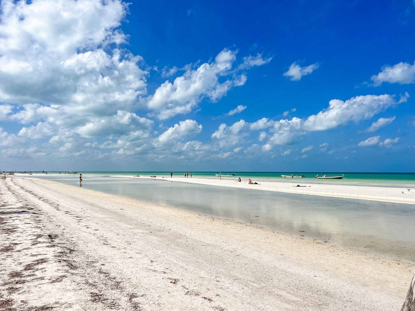 beach and sea in Isla Holbox, Yucatan Road Trip, 1 week Mexico itinerary, - beach and sea in Isla Holbox, Yucatan Road Trip, 1 week Mexico itinerary,