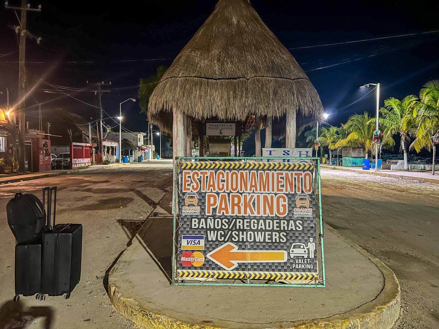 parking in Chiquila for Isla Holbox, Yucatan Road Trip, 1 week Mexico itinerary, - parking in Chiquila for Isla Holbox, Yucatan Road Trip, 1 week Mexico itinerary,