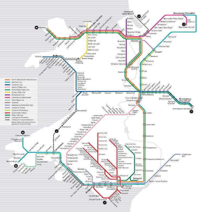 TfW network map, Wales by train, places to go in Wales by train, - TfW network map, Wales by train, places to go in Wales by train,