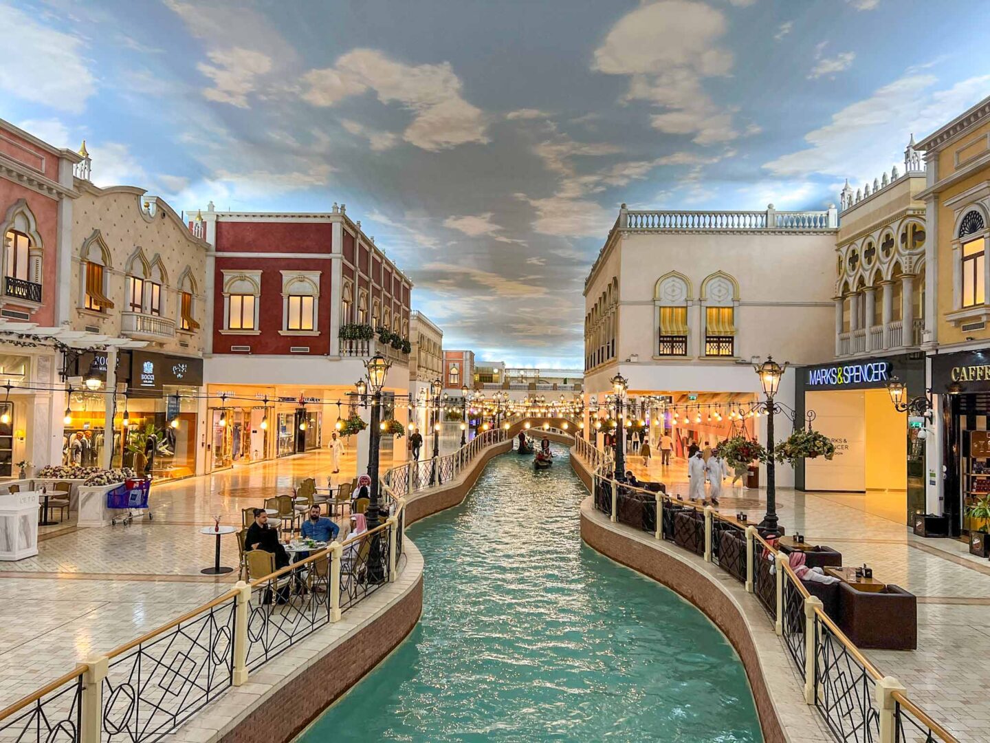 Venice Canal inside Villagio Mall Doha, Doha itinerary, Qatar itinerary, - Venice Canal inside Villagio Mall Doha, Doha itinerary, Qatar itinerary,