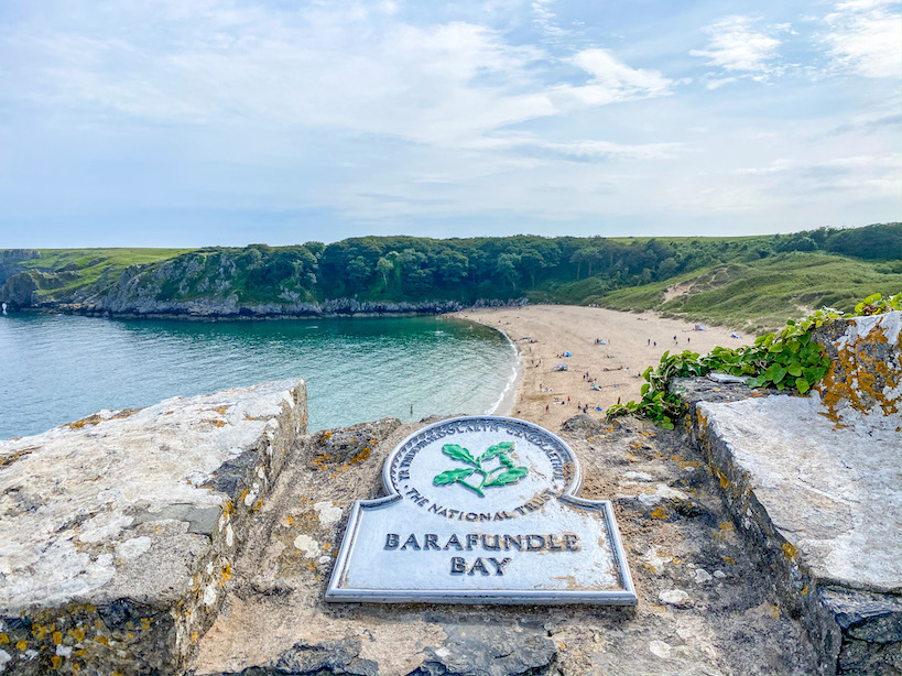 one of the beautiful places in Wales, Barafundle Bay - one of the beautiful places in Wales, Barafundle Bay