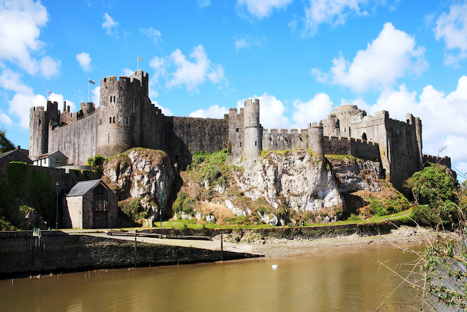 one of the Beautiful places in Wales, Pembroke Castle - one of the beautiful places in Wales, Pembroke Castle