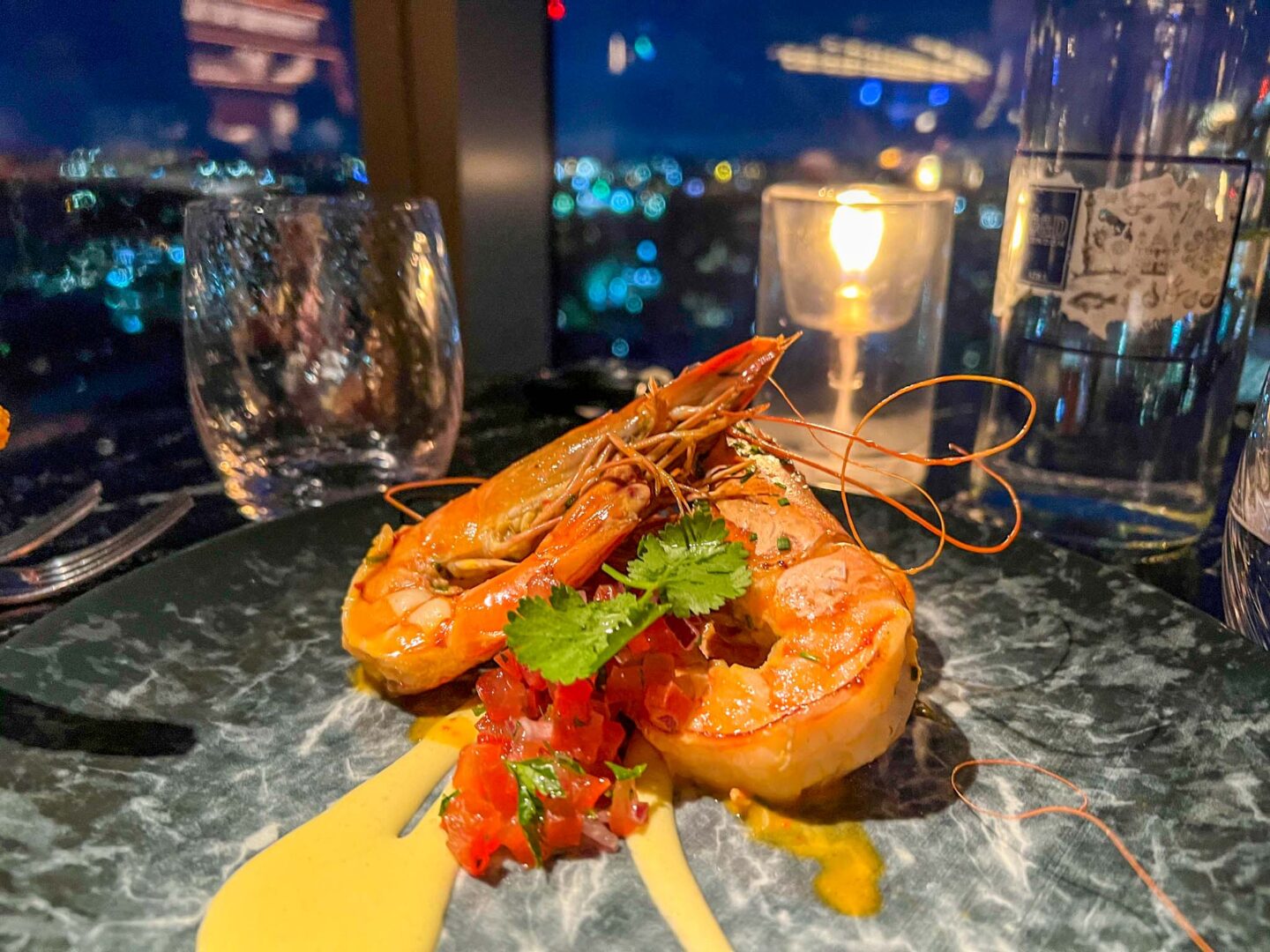 halal restaurants in manchester, prawns at 20 stories restaurant in Manchester City centre - halal restaurants in manchester, prawns at 20 stories restaurant in Manchester City centre